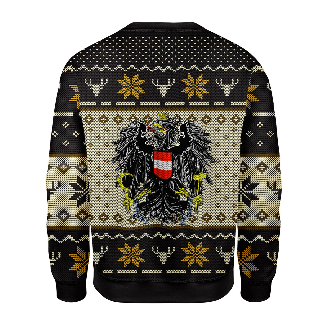 Customspig Christmas Sweater Austria Coat of Arms 3D Apparel