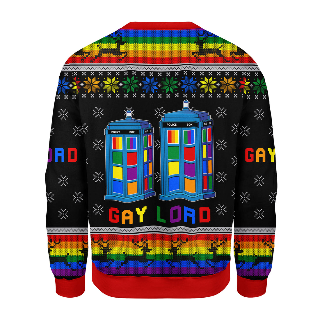 Customspig Christmas Sweater Gay Lord 3D Apparel