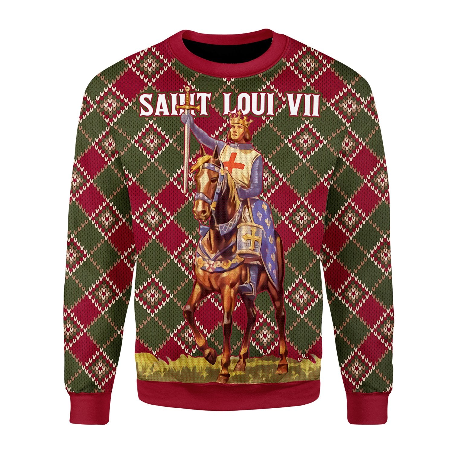 Customspig Christmas Sweater Saint Loui VII 3D Apparel