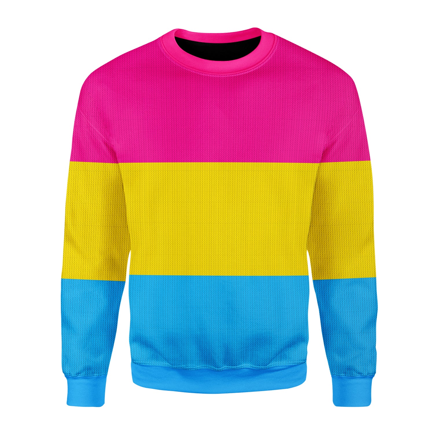 Customspig Christmas Sweater Pansexual Pride Flag 3D Apparel
