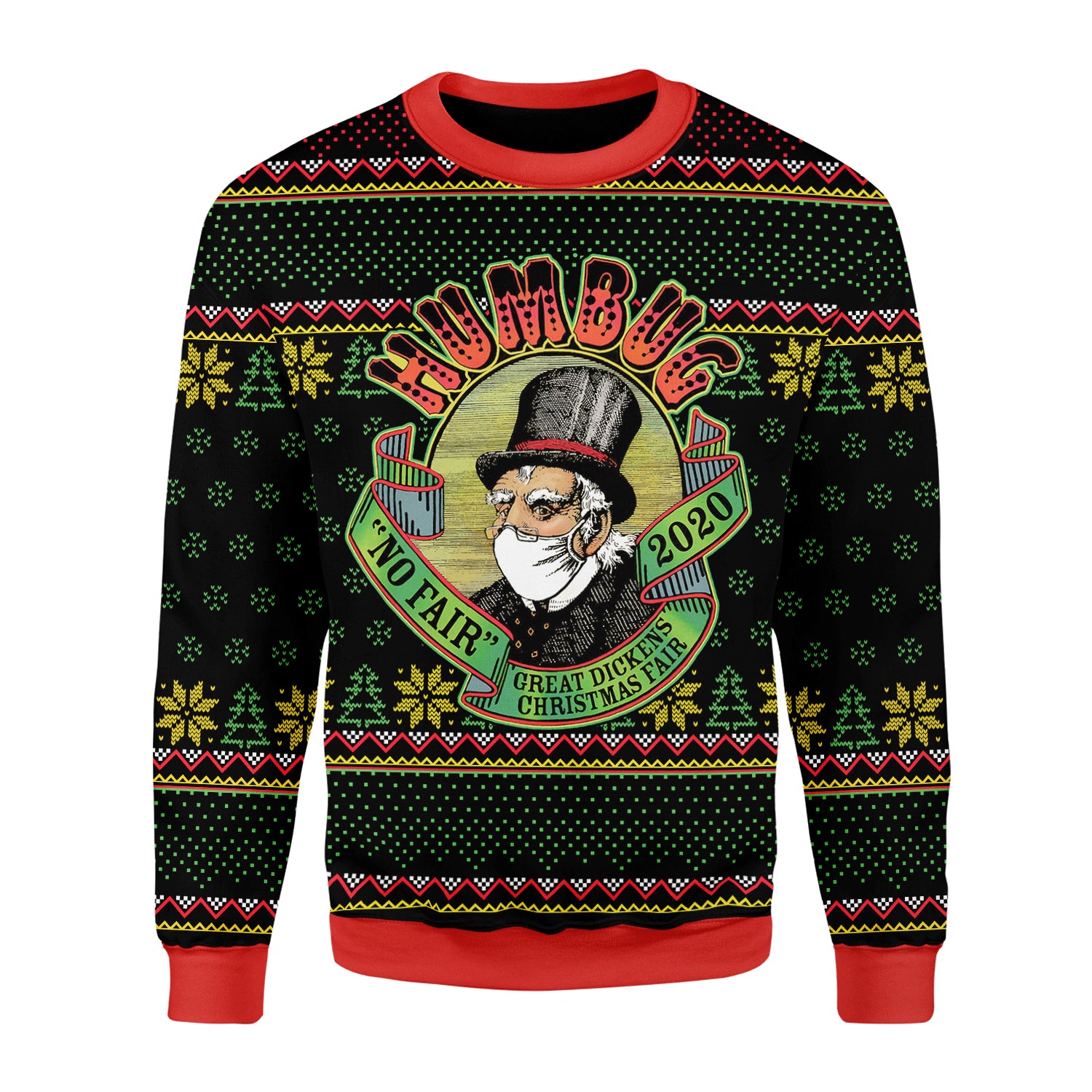 Customspig Christmas Sweater Humbug No Fair 2020 3D Apparel