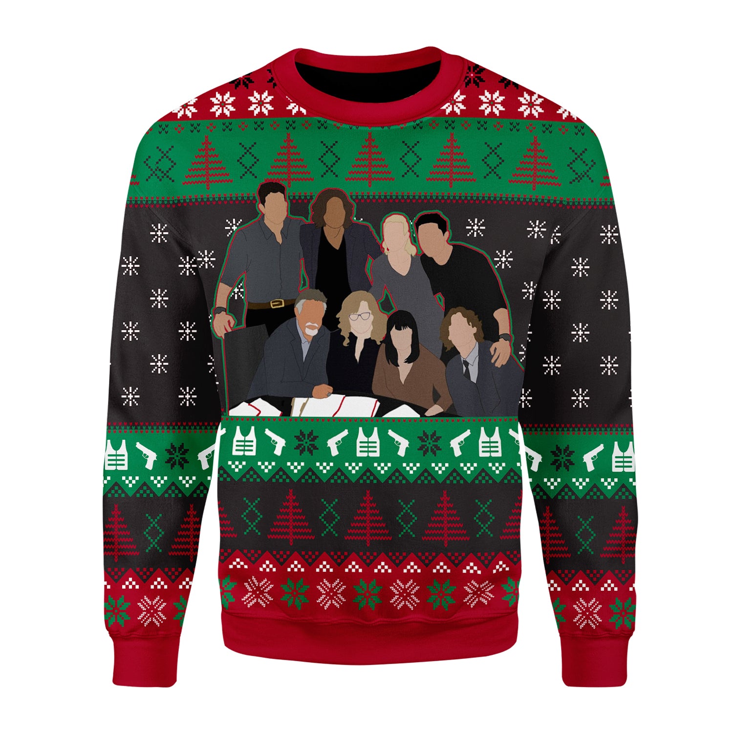 Customspig Christmas Sweater Criminal Minds 3D Apparel