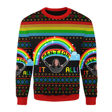 Customspig Christmas Sweater All I Want For Chirsmas 3D Apparel