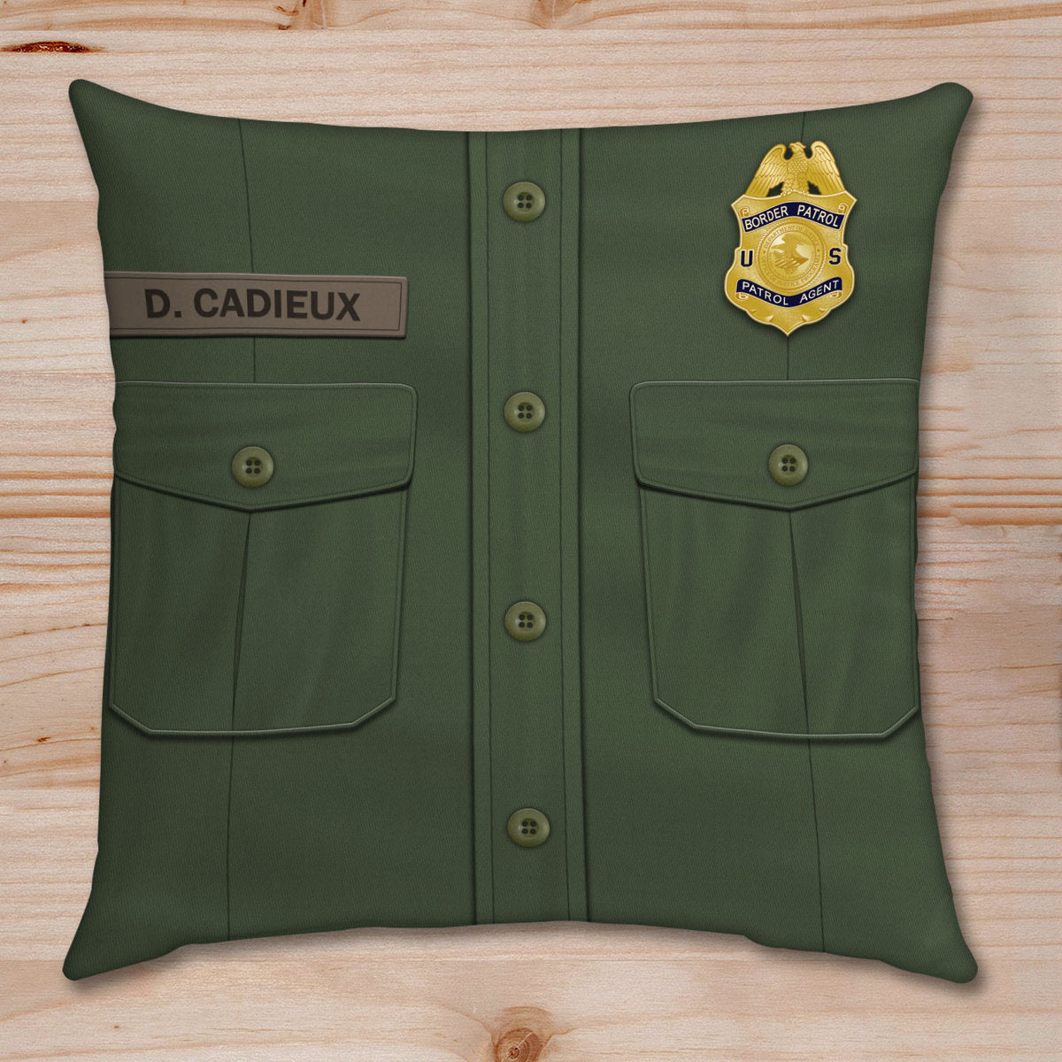 United States Border Patrol Pillow Cover