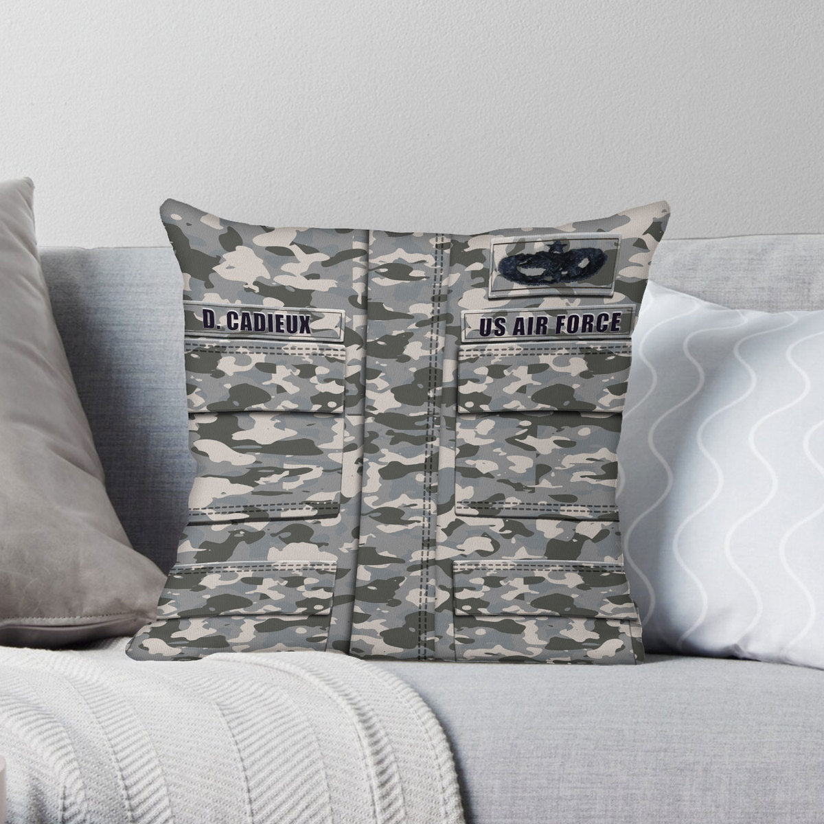 US Airforce Marine Pillow Cover
