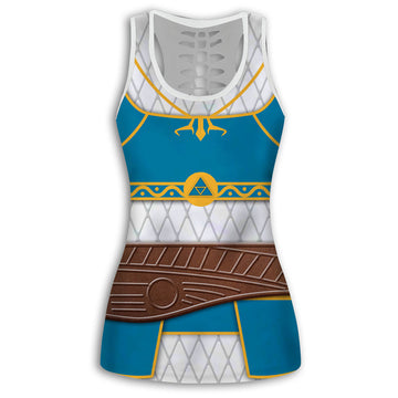 CustomsPig Princess Zelda The Legend Of Zelda Tank Top & Leggings