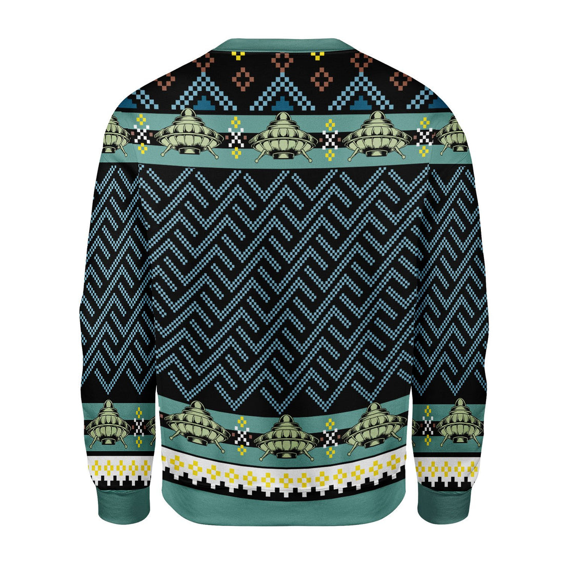 HumansBold Unisex Sweatshirt Holographic Alien & Sasquatch But Stuff 3D Apparel
