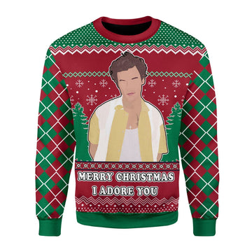 Customspig Christmas Sweater I Adore You Harry Christmas 3D Apparel