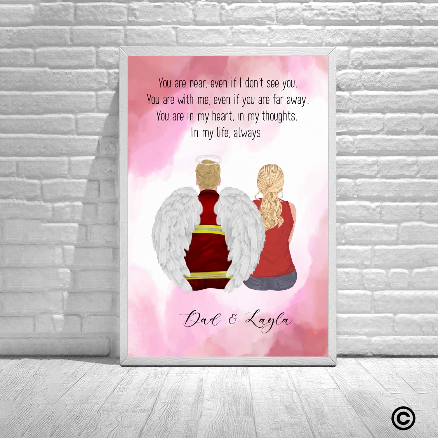 MM-C005 Customized Canvas-You Are In My Heart In My Thoughts In My Life Always