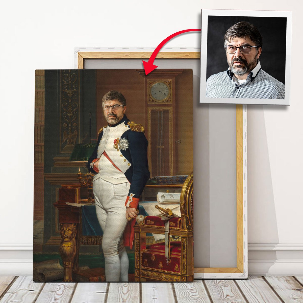 Personalized Canvas Napoleon Bonaparte