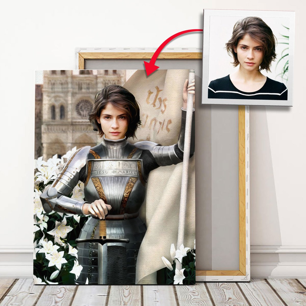 Personalized Canvas Joan of Arc