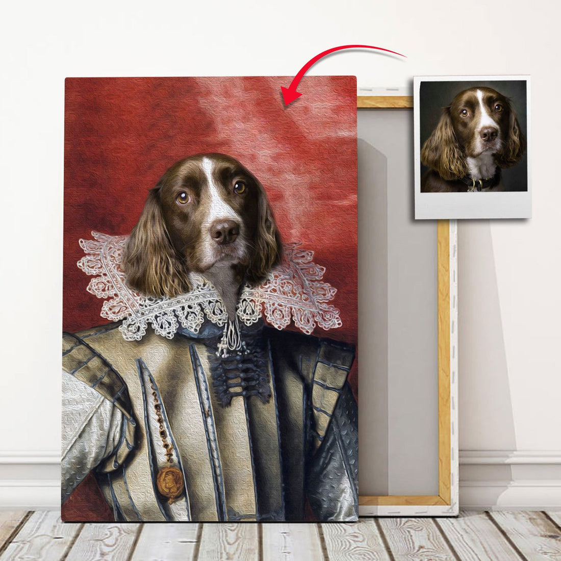 Customized Pet Photo Canvas - Charles d'Albert, duc de Luynes