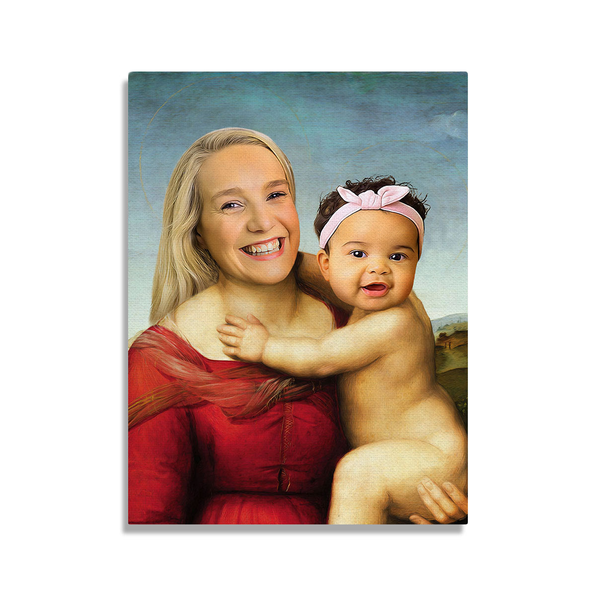 Small Cowper Madonna Renaissance - Digital Portrait