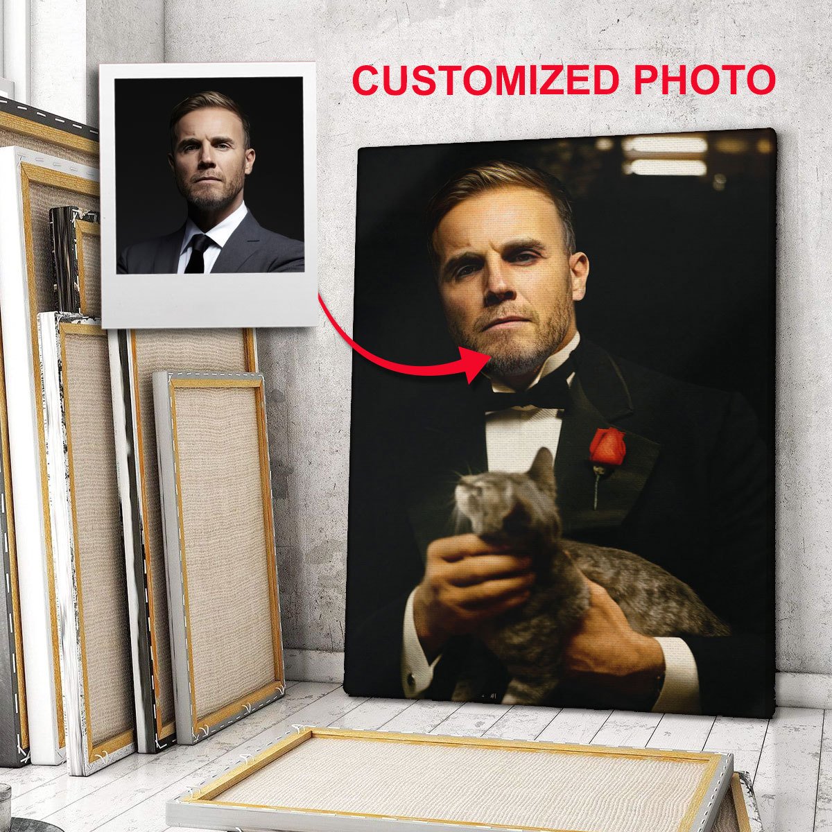 Personalized Canvas Vito Corleone
