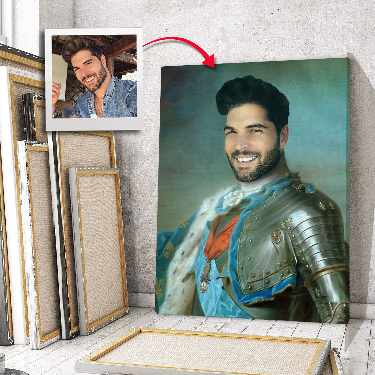 Personalized Canvas Louis XV