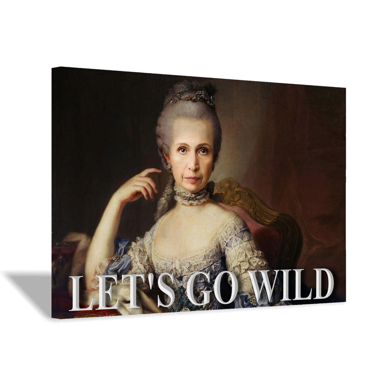 Personalized Canvas - Let Them Eat Cake Marie Antoinette