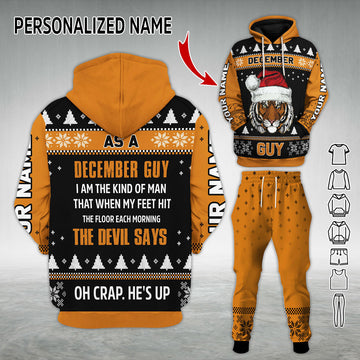 Personalized Tracksuit December Guy All Over Printed
