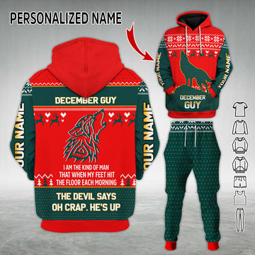 Personalized Tracksuit December Guy All Over Printed