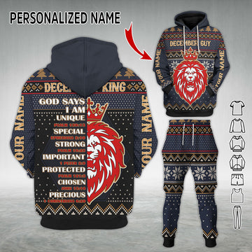 Personalized Tracksuit December Guy All Over Printed