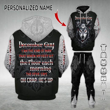 Personalized Tracksuit December Guy All Over Printed
