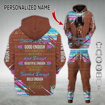 Personalized Tracksuit December Girl All Over Printed