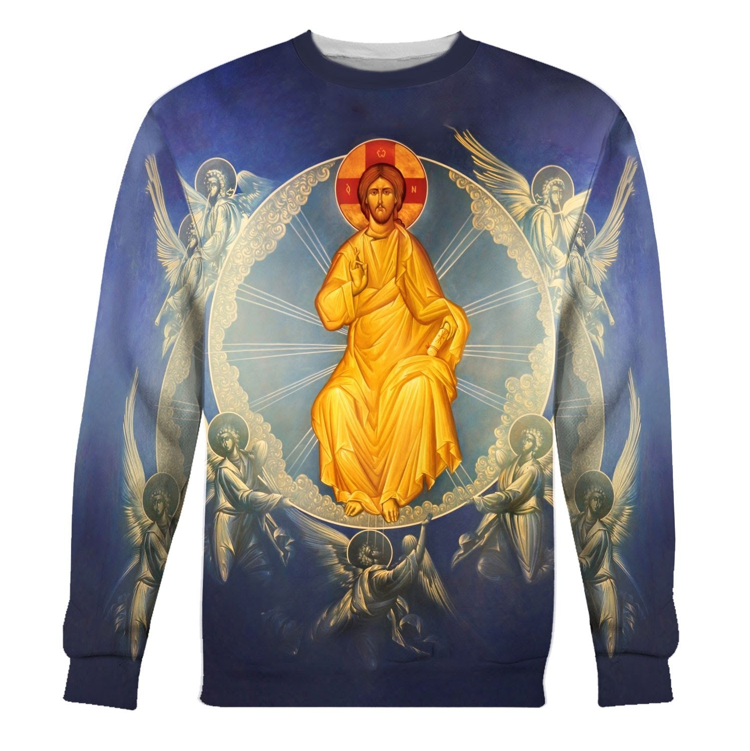 Customspig Tops Pullover Sweatshirt Eastern Orthodox 3D Apparel
