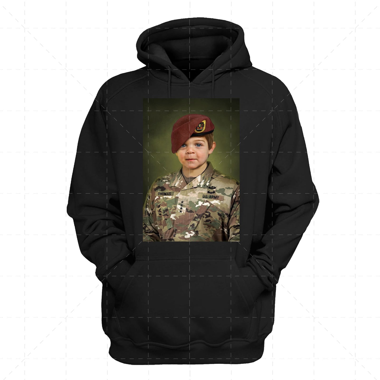 US Soldier Custom 2D Hoodie