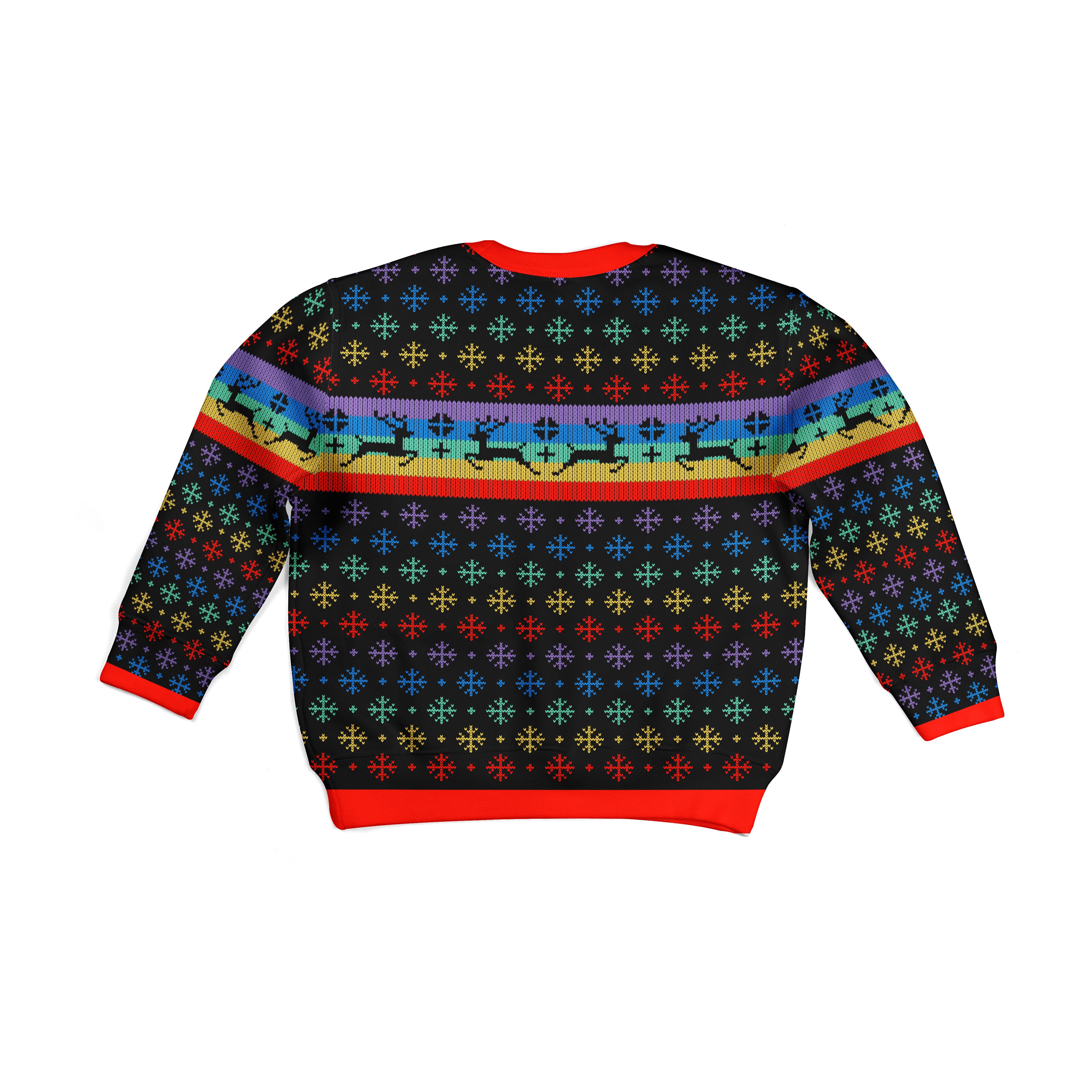 Customspig Kid Christmas Sweater LGBT 3D Apparel