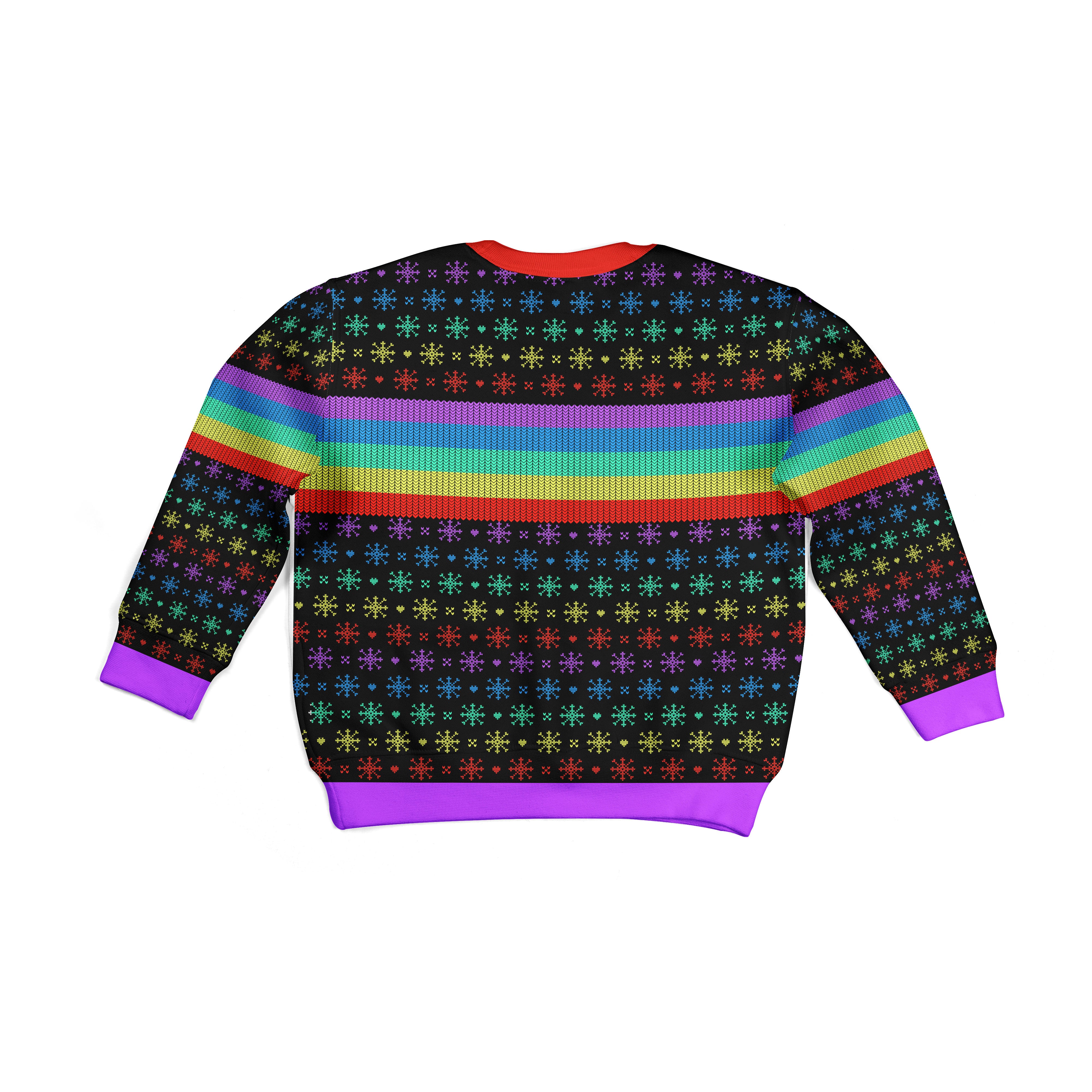 Customspig Kid Christmas Sweater Oh Deer I'm Qeer LGBT 3D Apparel