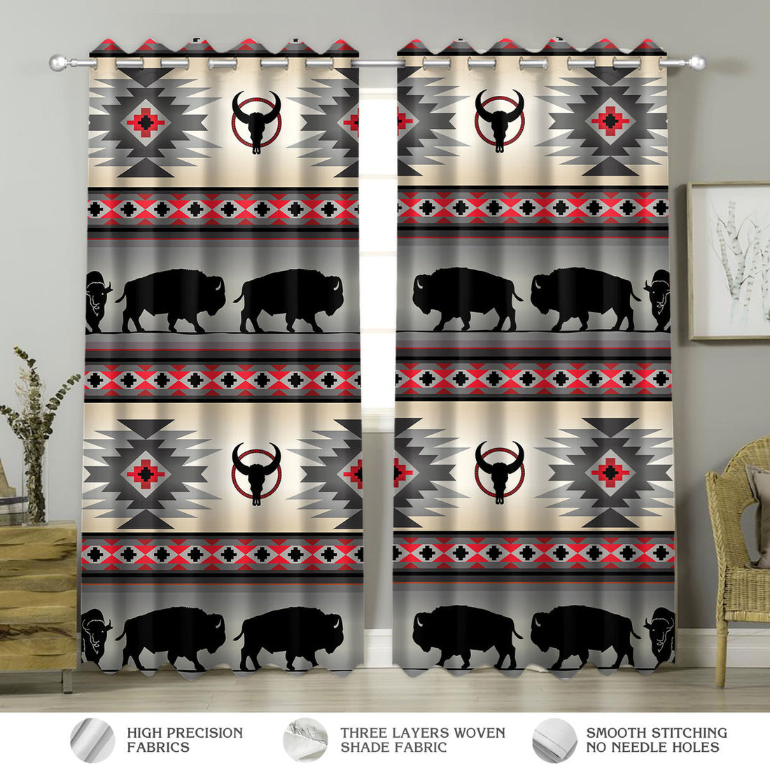 Native American Pattern Curtains