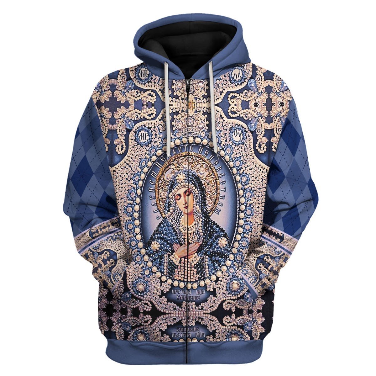 Customspig Tops Pullover Sweatshirt Maria Russian Orthodox 3D Apparel