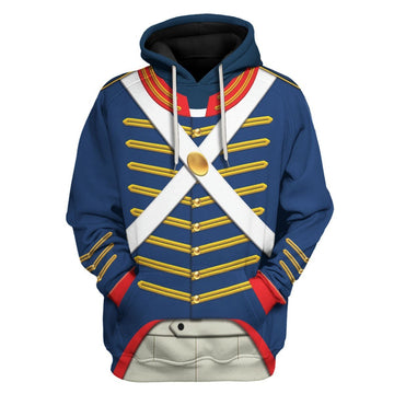 Us Marine Uniform 1810-1815 Hoodie / S Vn265