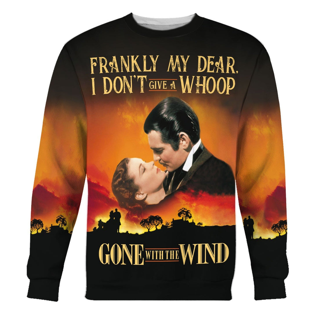 Gone With The Wind Fleece Hoodie / S Qm1054