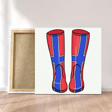 Customized Canvas Poster Wall Art Norway Boots Style