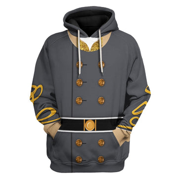 Thomas Stonewall Jackson Hoodie / S Vn475