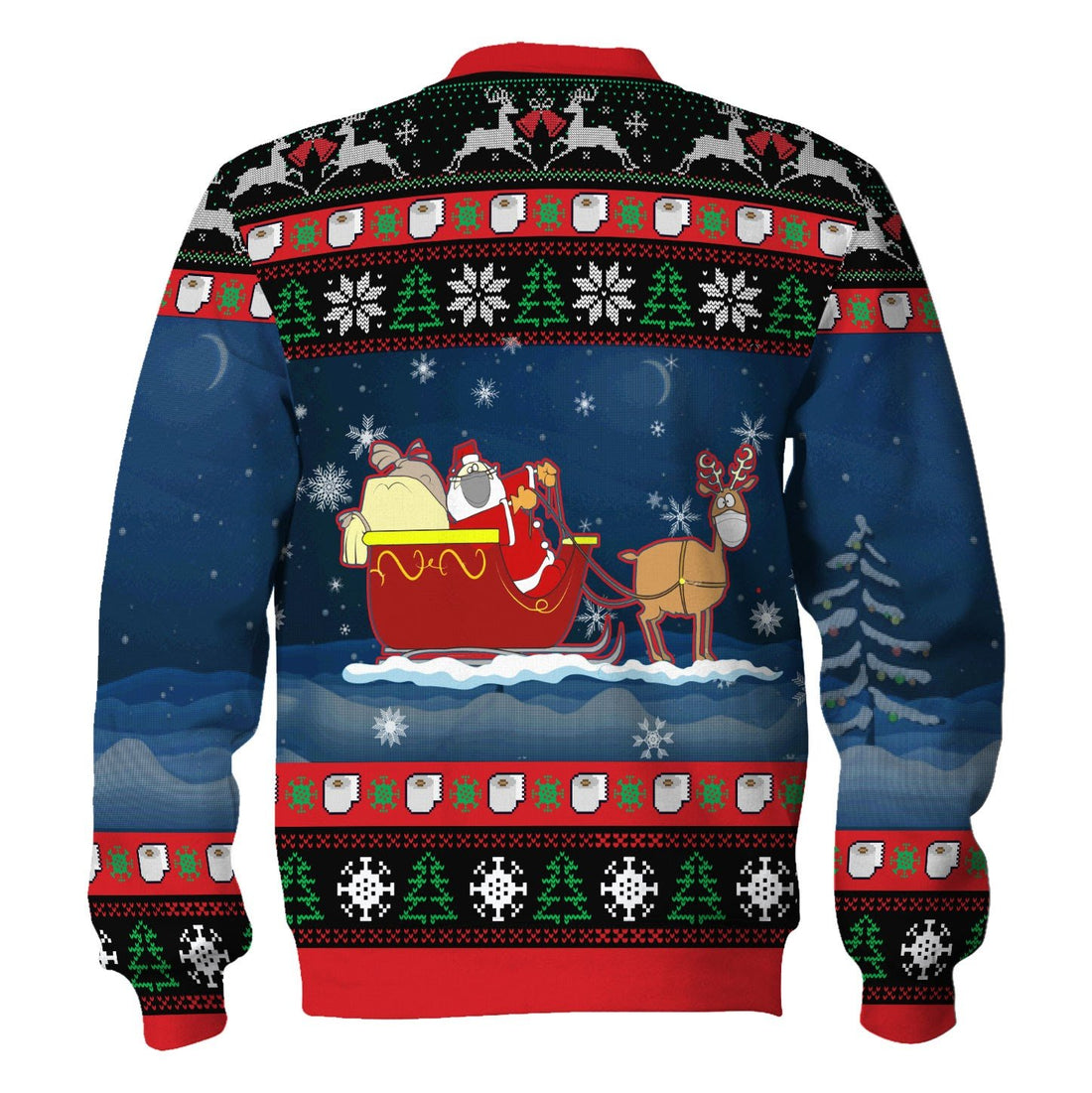 Customspig Christmas Sweater Santa 2020 3D Apparel