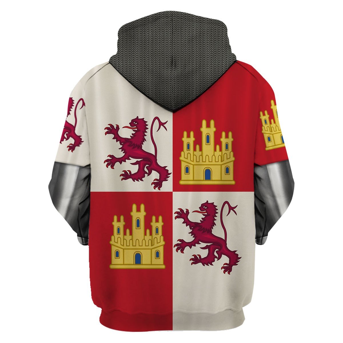 Castile And León Armor Fleece Zip Hoodie