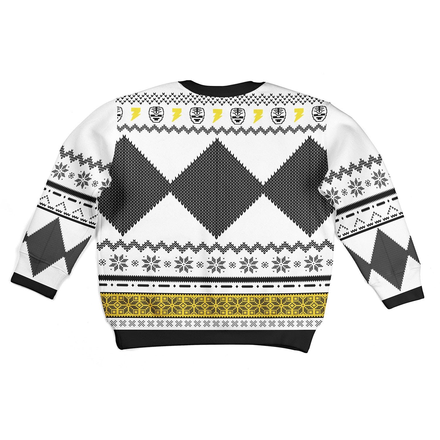 Gearhomies Unisex Kid Tops Pullover Sweatshirt White Mighty3D Apparel