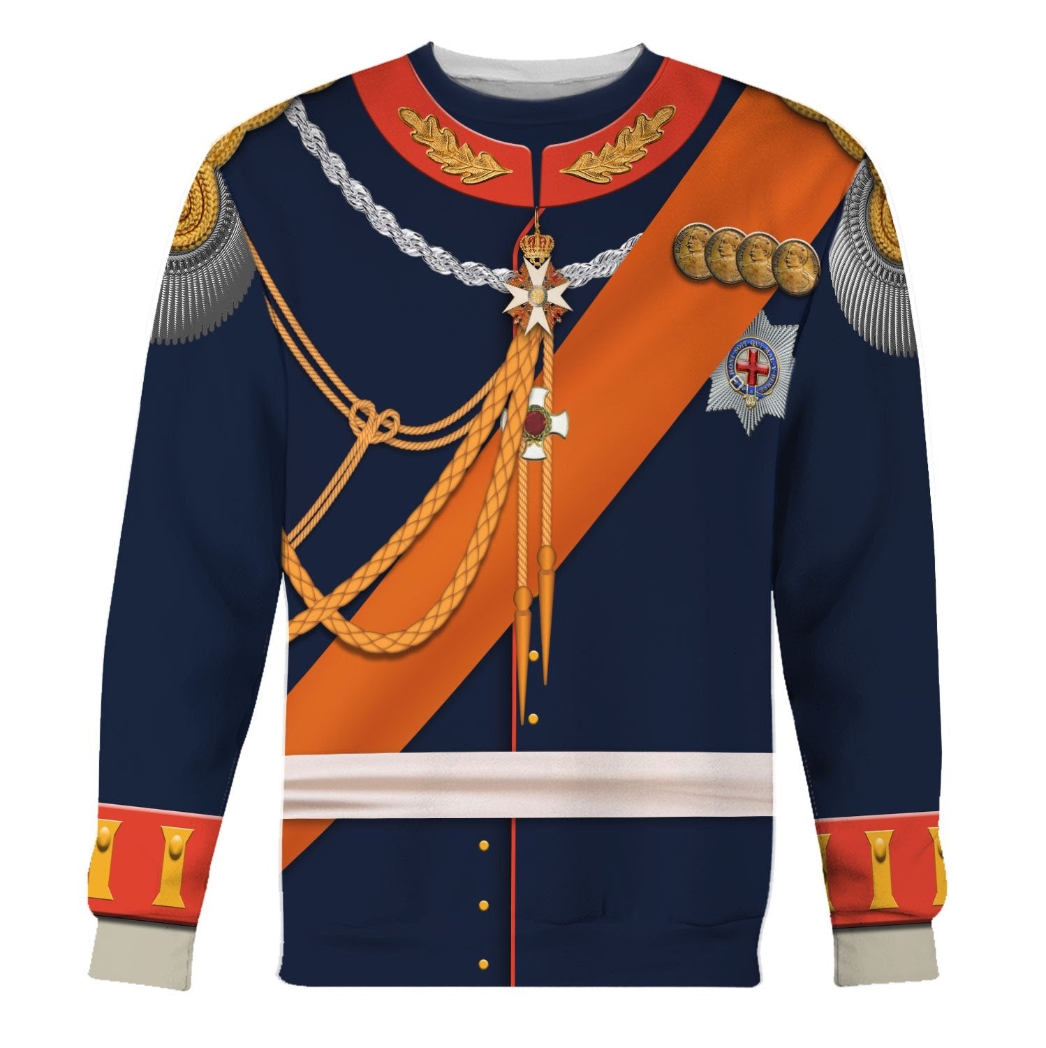 Wilhelm II German Emperor Fleece Long Sleeves