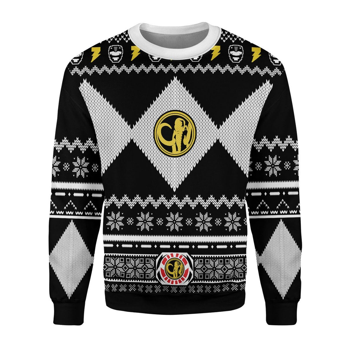 HumansBold Black Power Rangers Tops