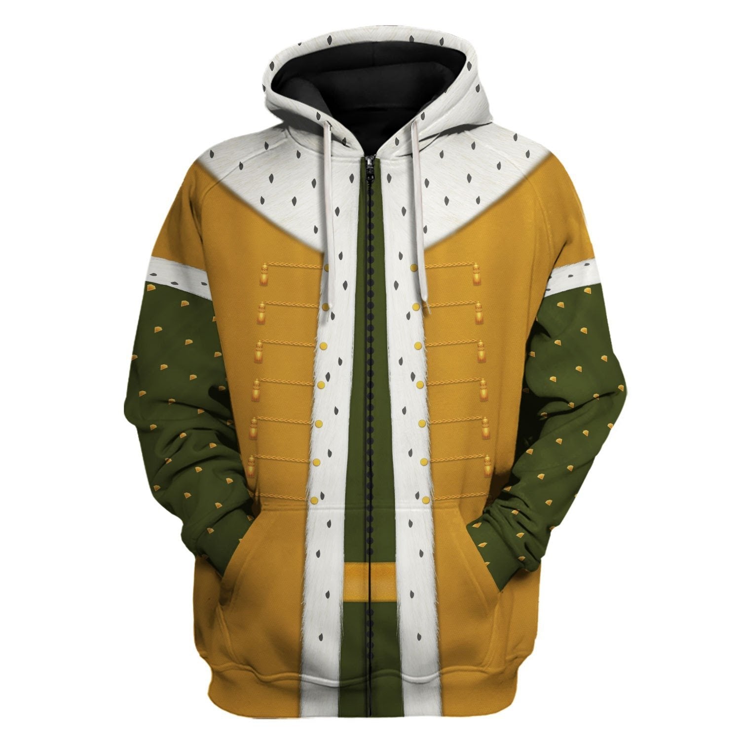 Suleiman the Magnificent Ottoman Empire Fleece Zip Hoodie