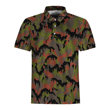 CA003 German World War 2 (WWII) Leibermuster CAMO Polo Shirt