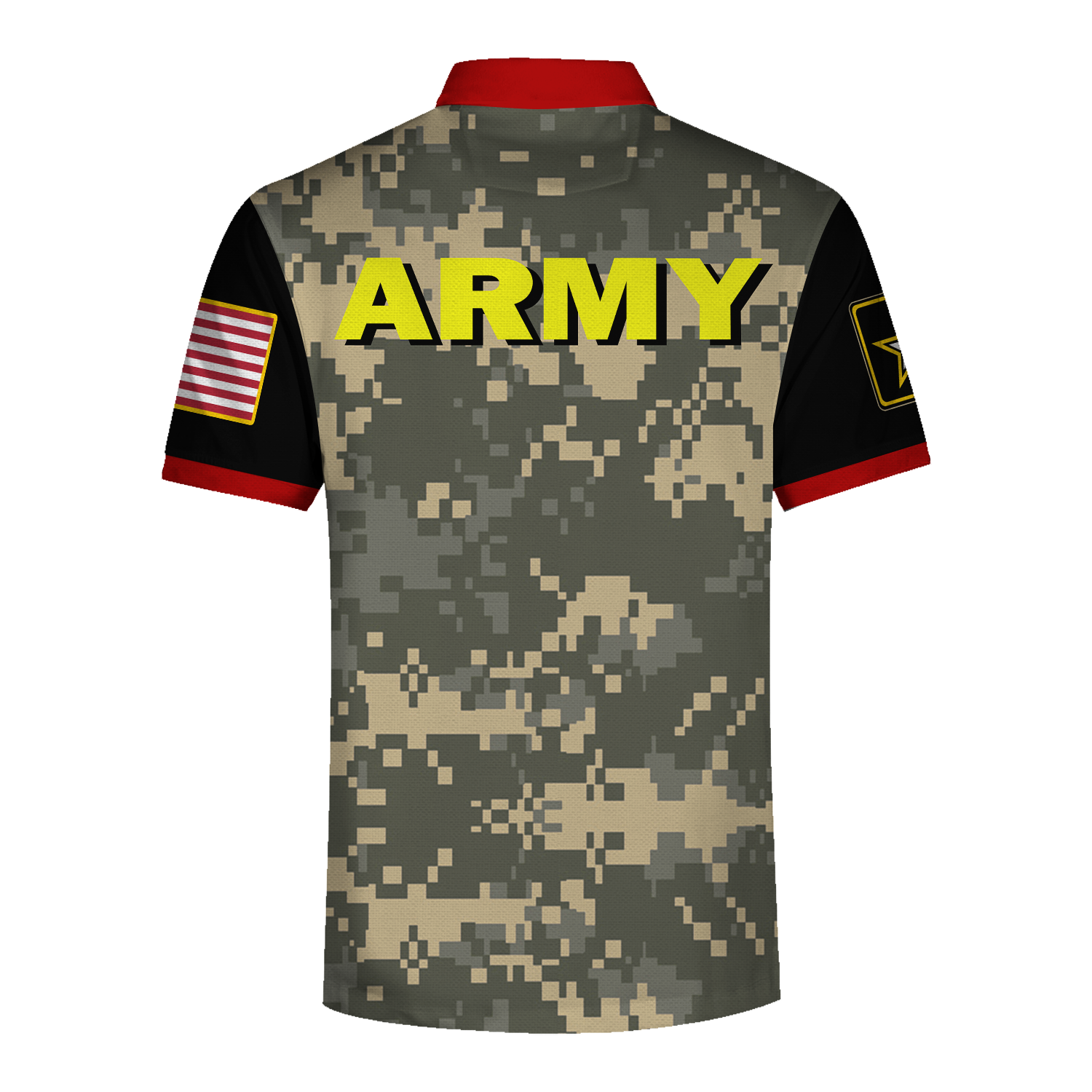Customspig Polo Shirt US Army Army Physical Fitness Uniform 3D Apparel