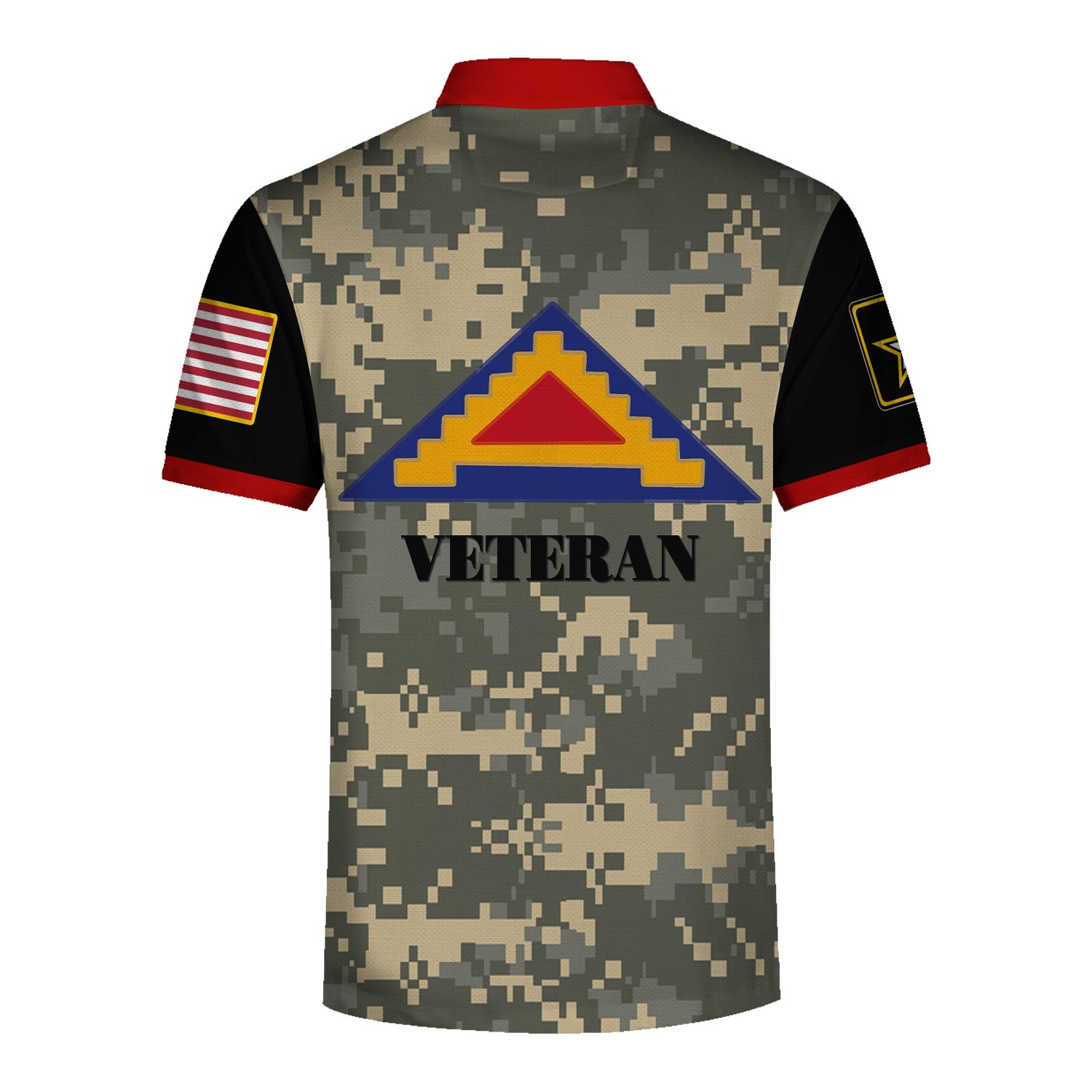 Customspig Polo Shirt US Army 7th Army Seventh Army Usareur Veteran White Army 3D Apparel