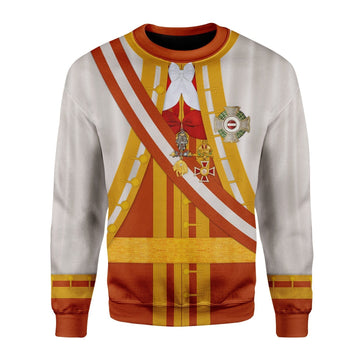 Leopold II Holy Roman Emperor Fleece Long Sleeves