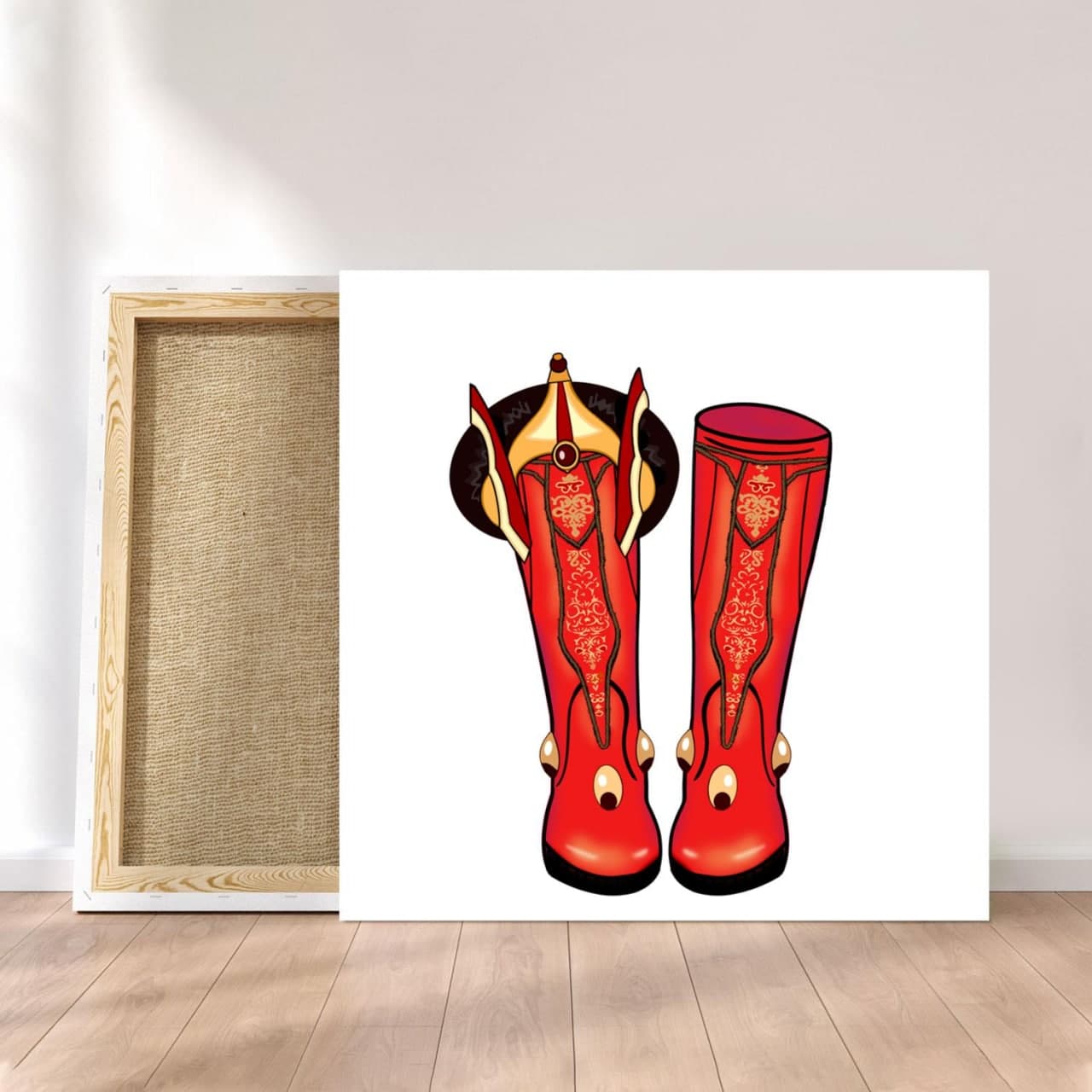 Customized Canvas Poster Wall Art Padmé Amidala Boots Style