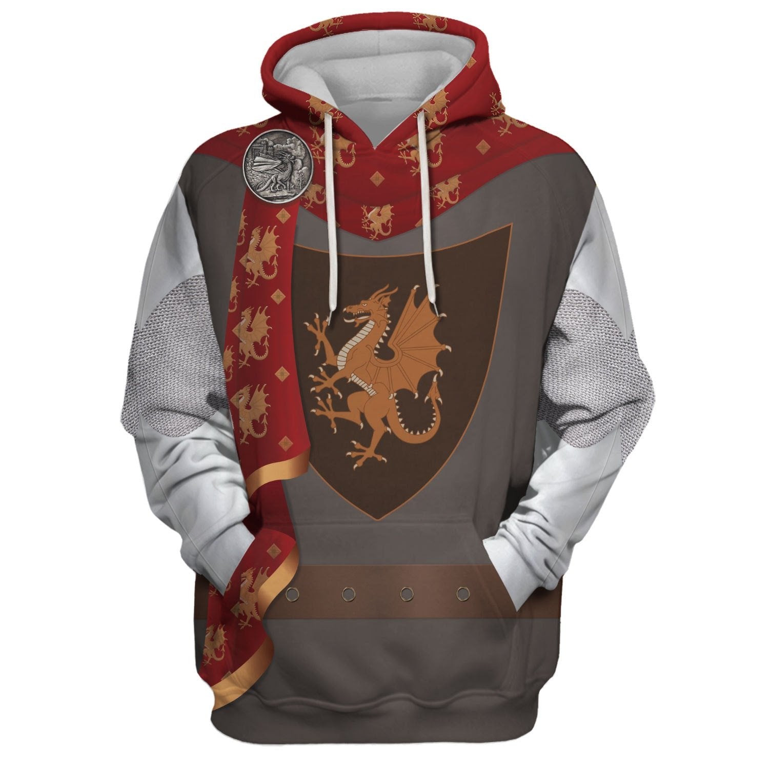 King Arthur Historical Costume Hoodie / S Qm500
