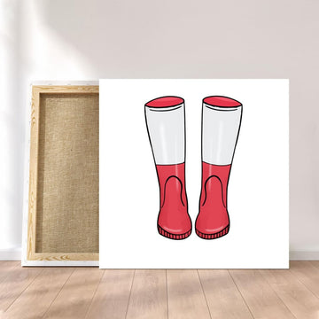 Customized Canvas Poster Wall Art Poland Boots Style