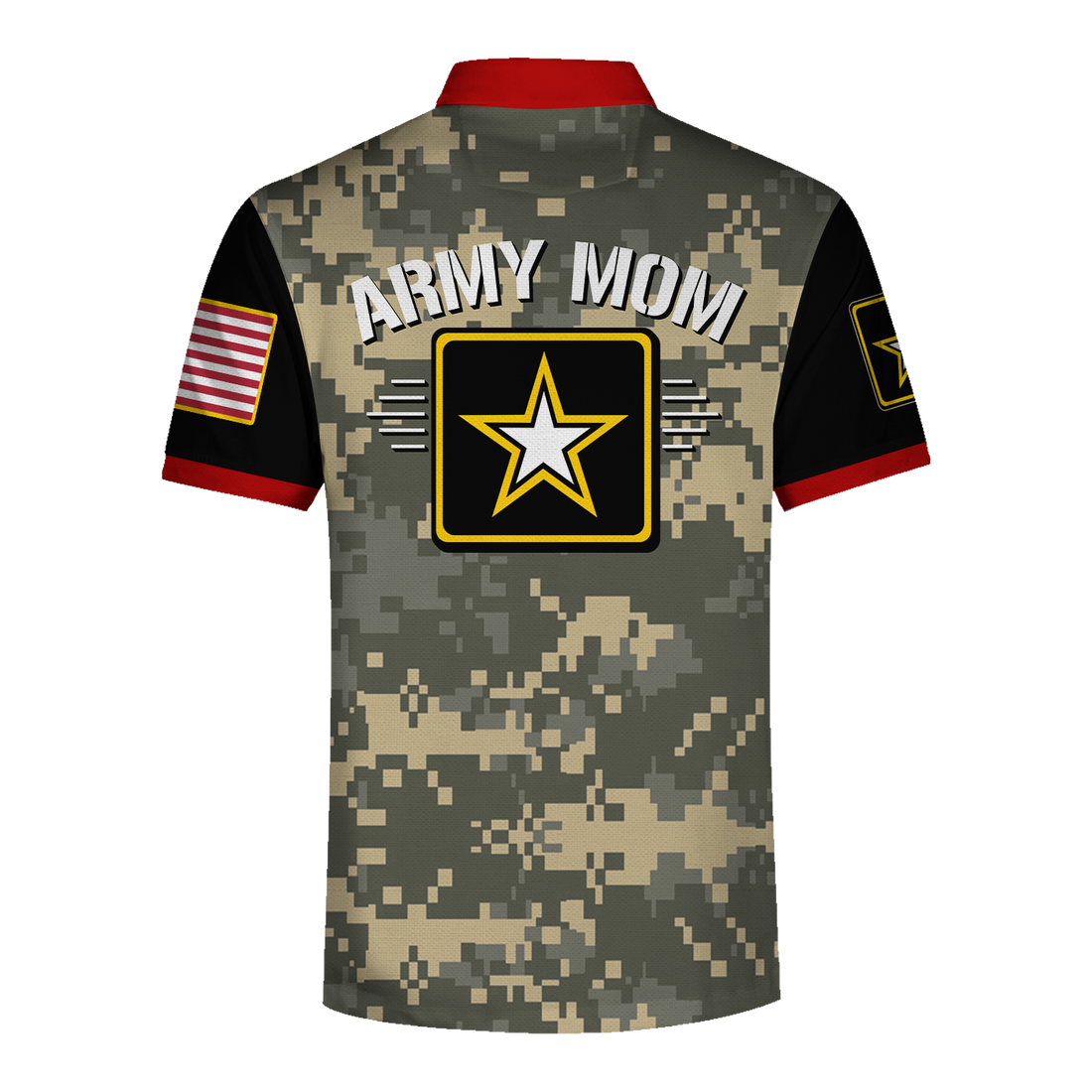 Customspig Polo Shirt US Army Army Mom 3D Apparel