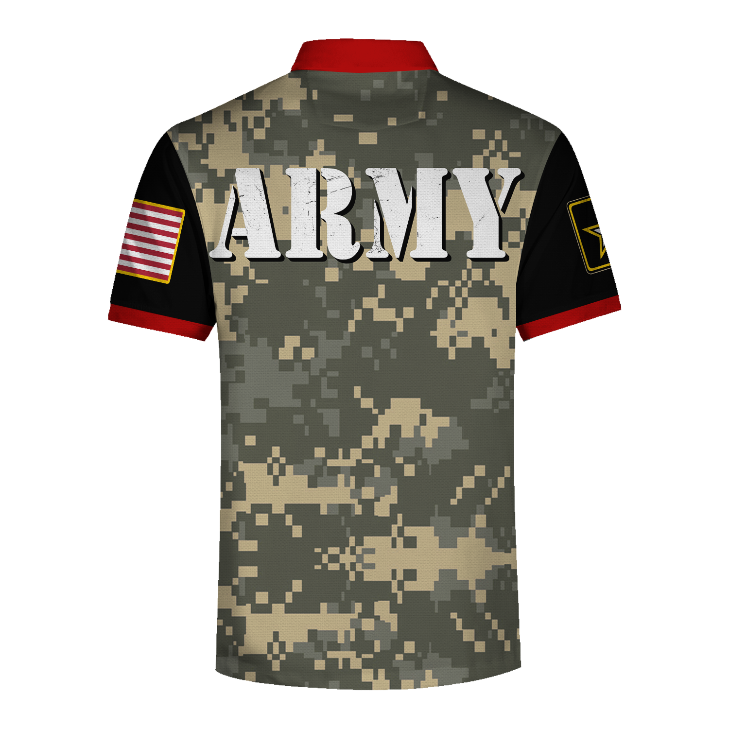 Customspig Polo Shirt US Army Sapper U.S. Army Vintage Infantry Ranger Apfu P Army 3D Apparel